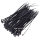 Plastic Zip Ties Self-Locking Black Cable Ties